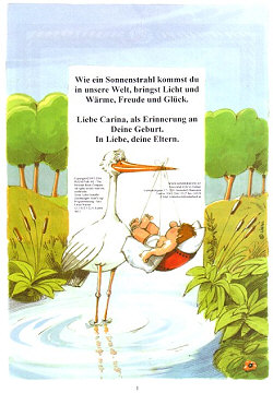 Leseprobe Babybuch Seite 1